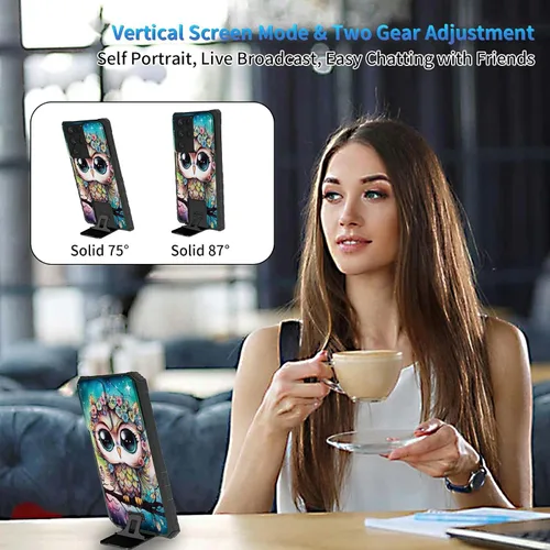 Miniatura 138 de Funda para Samsung Galaxy S22 Ultra 5G, Galaxy S22 Ultra con cubierta de cámara deslizante, funda resistente de doble capa con función atril Black