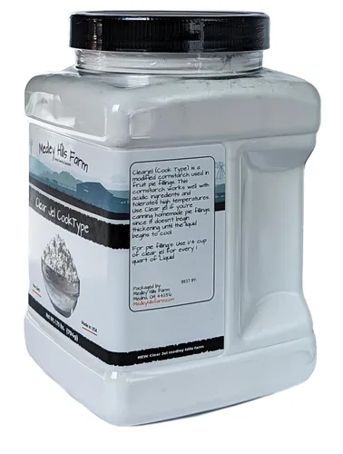 Miniatura 3 de Clear Jel de Medley Hills Farm 1.75 libras en recipiente reutilizable, gran gelatina transparente para enlatar pastel de relleno, sin gluten, sin