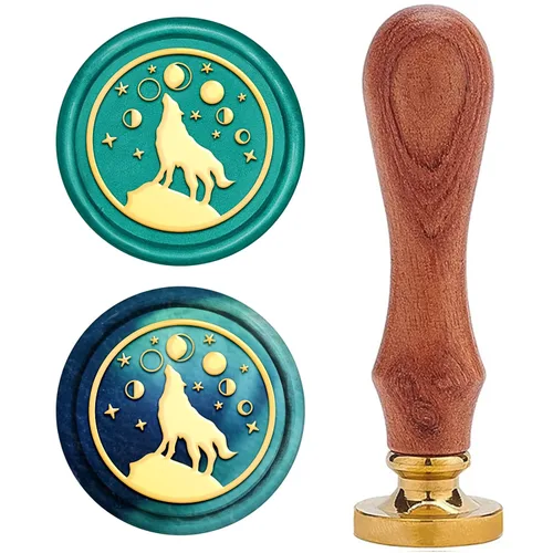 Miniatura 12 de CRASPIRE Sello de cera de caballo de 0.98 pulgadas (0.984 in), diseño de vaquero occidental, vintage, retro, cabeza de latón, mango de madera