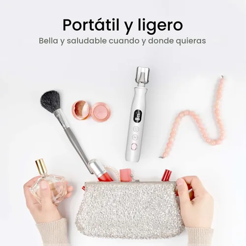 Miniatura 8 de Kit profesional de taladro de uñas: lima de uñas eléctrica con pantalla LCD y lámpara, amoladora de uñas gruesas de larga duración, herramientas