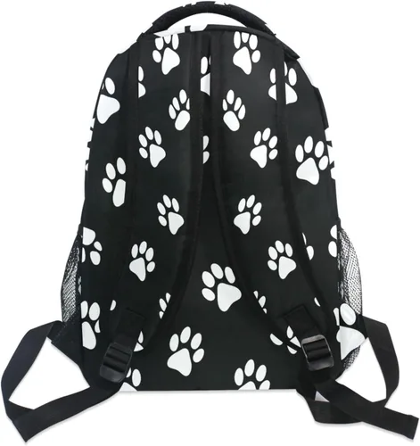 Miniatura 5 de Mochila con estampado de patas de perro, animal y cachorro, mochila escolar para adultos, casual, bolsa universitaria, bolsa de viaje con Color4