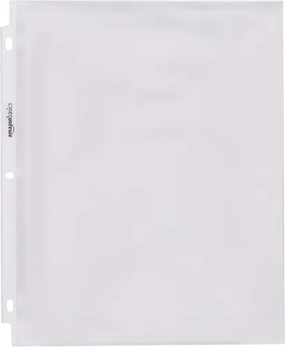 Miniatura 2 de Amazon Basics Protector de hojas de polipropileno, resistente, antirreflejos, paquete de 500, transparente