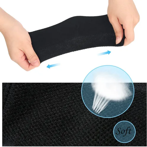 Miniatura 7 de 3 pares de calcetines hidratantes, calcetines de talón de gel suaves y ventilados, calcetines de punta abierta para piel seca dura y agrietada