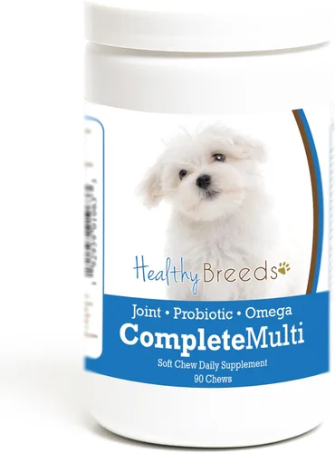 Miniatura 84 de Healthy Breeds Pug todo en uno multivitamínico suave masticable 60