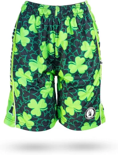 Flow Society Shamrock Flow - Pantalones cortos de lacrosse para niños | Pantalones cortos LAX para niños | Pantalones cortos de lacrosse para niños