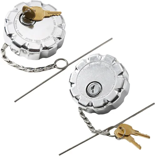 20770691 Tapa de combustible con bloqueo de 3 pulgadas (2 unidades), compatible con modelos de camiones pesados Volvo VN/VNL, tapa de depósito de