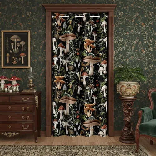 Miniatura 38 de Castle Fairy Cortina con estampado de piel de vaca para jóvenes adultos, diseño abstracto de piel de vaca blanca y granate, cortina opaca