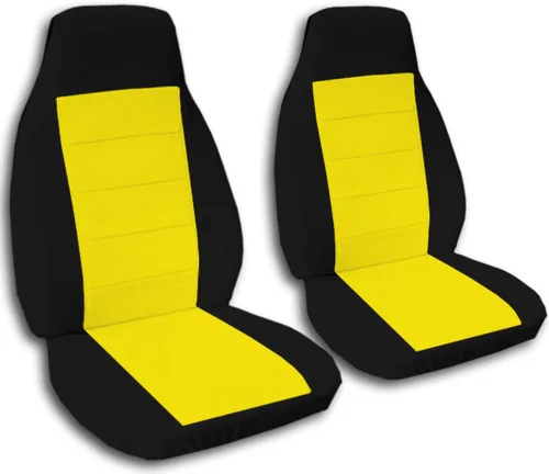 Miniatura 23 de TOTALLY COVERS Compatible con Ford F-150 F-250 F-350 de 1992-1998 con dos tonos para asiento de camión (sillas capitanes/cubos) con reposabrazos