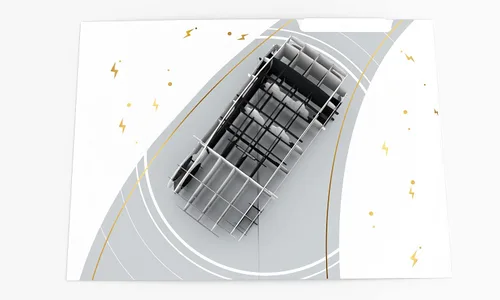 Miniatura 4 de WOWPAPERART Tarjeta de felicitación 3D desplegable para nuevos propietarios de Tesla Model 3, amor, cumpleaños, Navidad, felicitaciones, sorpresa