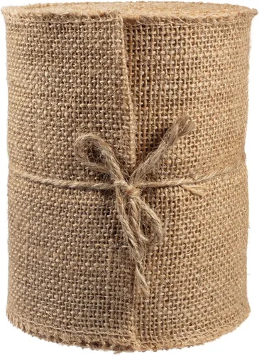 Miniatura 10 de Cinta de arpillera de 1 pulgada x 10 yardas, cinta de yute natural para decoración de verano, envoltura de regalos, lazos rústicos, cestas