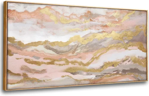 Miniatura 12 de Decoración de pared para dormitorio, 3 paneles, estampado de bosque brumoso con salida del sol, arte de pared para sala de estar, baño, lienzo