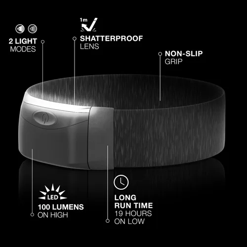 Miniatura 2 de Energizer Linterna LED para faros delanteros, luz brillante para diadema que funciona como luces de carrera para corredores