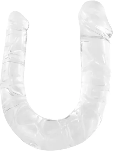 Miniatura 10 de Consolador realista de doble extremo para adultos, lesbianas, consoladores de doble cara para mujeres, impermeable, flexible, doble pene con eje