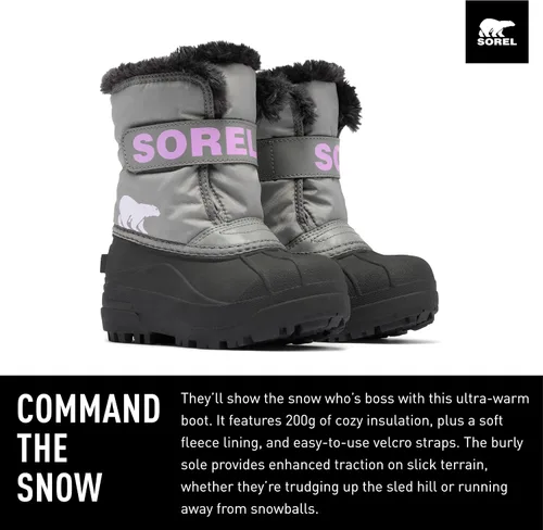Miniatura 49 de SOREL - Botas de nieve para niños de Snow Commander