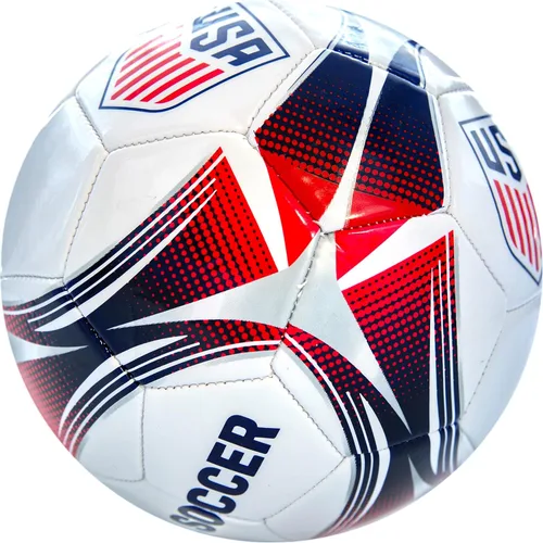 Miniatura 3 de Icon Sports Balón de fútbol oficial de la Federación de Fútbol de USSF115BL-Blanco