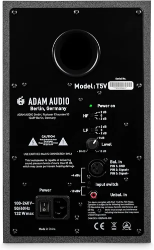 Miniatura 3 de ADAM Audio Par de monitores de estudio T5V y subwoofer de estudio alimentado T10S Bundle 2.1