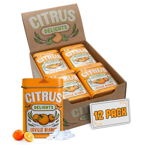 Miniatura 11 de Big Sky Citrus Delights - Pastillas de caramelo - Paquete de 12 caramelos cítricos a granel - Ayuda a eliminar el mal aliento y la boca seca - 1.07
