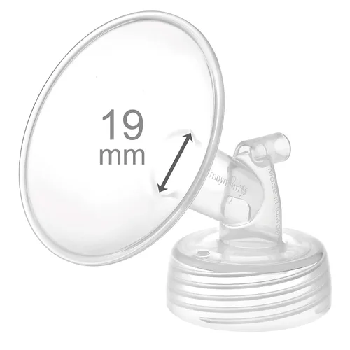 Maymom Brida ancha compatible con bomba Spectra S1 S2, 0.748 in, 1 unidad Una brida transparente