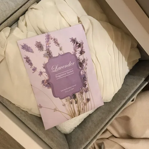 Miniatura 4 de 8 paquetes grandes de bolsas perfumadas de lavanda con colgador para cajón y armario, regalo de Navidad
