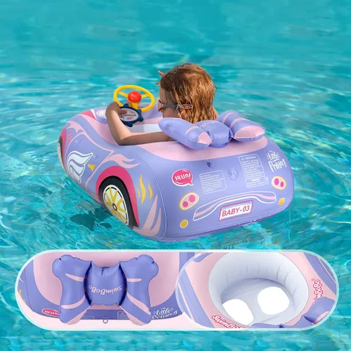 Miniatura 11 de Flotador de piscina para bebé con diseño de coche 3D, flotador de natación de PVC resistente, flotador de piscina para niños, flotadores de natación