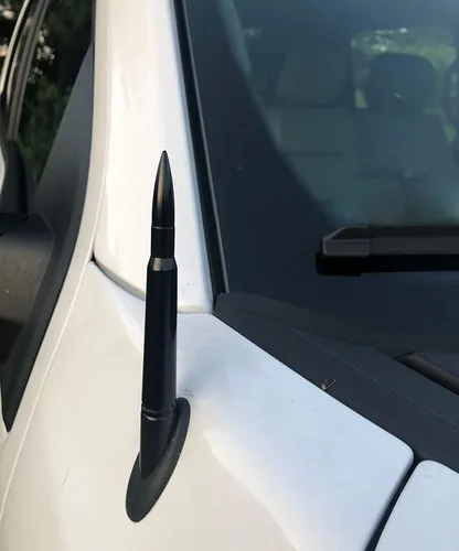 Miniatura 7 de Mástil de antena de estilo clásico para Chevy Silverado 1999-2022, repuesto de antena automotriz negra para automóviles, camiones y SUV, compatible
