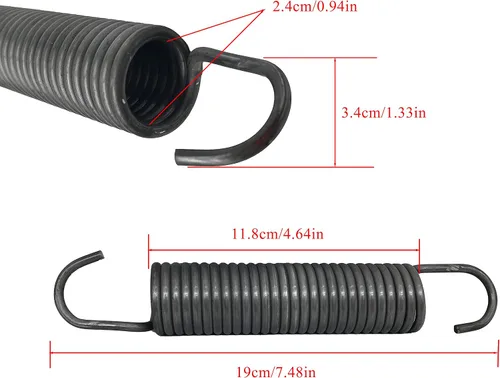 Miniatura 4 de 2 piezas W10135004 8182814 Muelle de suspensión para lavadora de Whirlpool Kenmore 8181762 1470473 8182796 1200353 AH1485946 EA1485946 PS1485946