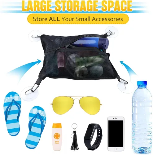 Miniatura 8 de Bolsa de malla para tabla de remo de pie, tabla de surf, kayak, negro, talla única