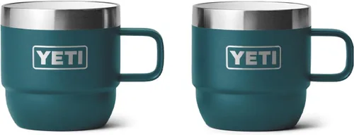 Miniatura 11 de YETI Rambler - Taza apilable de 6 oz, de acero inoxidable, aislada al vacío para espresso/café, paquete de 2 Azul marino