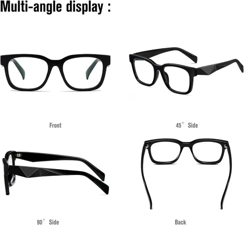Miniatura 3 de kimorn Lentes de bloqueo de luz azul, antifatiga ocular y protección UV, gafas de marco cuadrado para mujeres y hombres