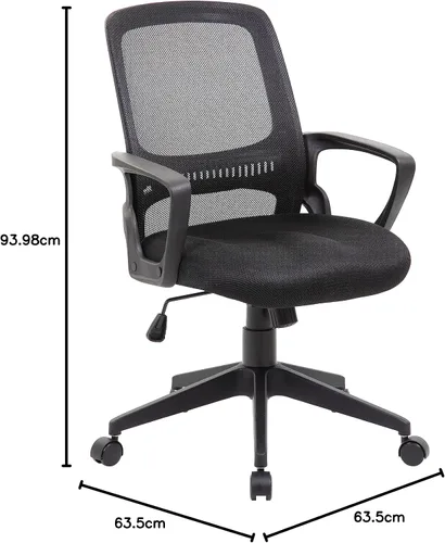 Miniatura 8 de Boss Office Products Sillas de asiento de tarea, negro