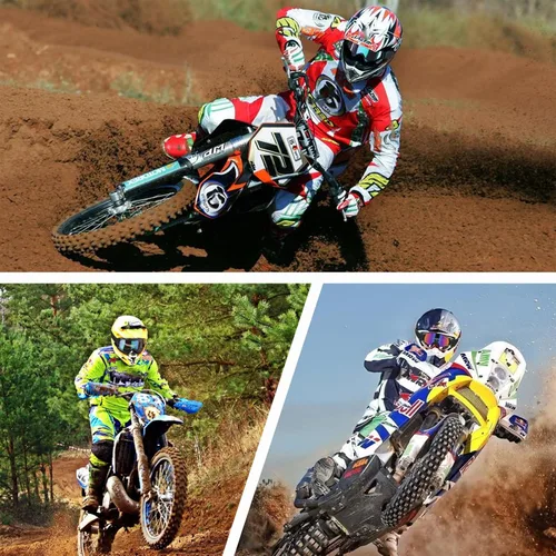 Miniatura 2 de Paquete de 2 gafas para motocicleta, ATV Dirt Bike Motocross, accesorios de equitación para hombres y mujeres, gafas de esquí con cuello