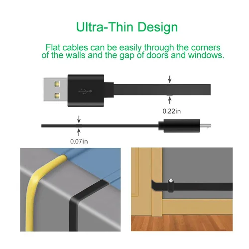 Miniatura 3 de Cable de extensión de alimentación de 26 pies con adaptador para Wyze Cam V4/V3/OG, Blink Outdoor 4/(3ª generación)/XT2/Mini, Arlo Essential 2K