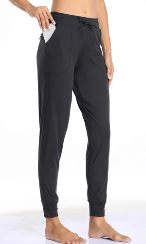 Miniatura 73 de Oalka - Pantalones deportivos para mujer, con cintura alta y bolsillos, para hacer deporte, yoga y entrenar