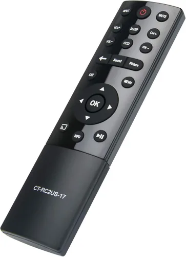 Miniatura 2 de CT-RC2US-17 CTRC2US17 - Control remoto de repuesto para Toshiba LED TV 32L221U 55L421U 43L621U 49L621U 55L621U 65L621U