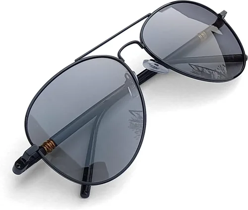 Miniatura 2 de Lentes de sol polarizados de aviador para conducción nocturna, marco de metal de alta calidad, visión nocturna, lentes piloto para uso diurno