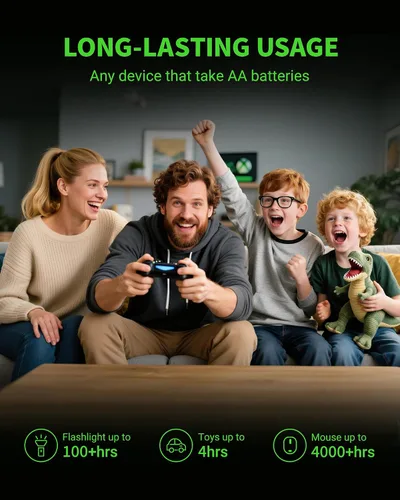 Miniatura 7 de EBL Baterías recargables AA de 2800 mAh Ready2Charge de calidad AA - 16
