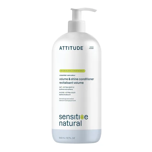 Miniatura 11 de ATTITUDE Acondicionador capilar para cuero cabelludo seco sensible, avena calmante, protege el color, ingredientes derivados naturalmente, probado