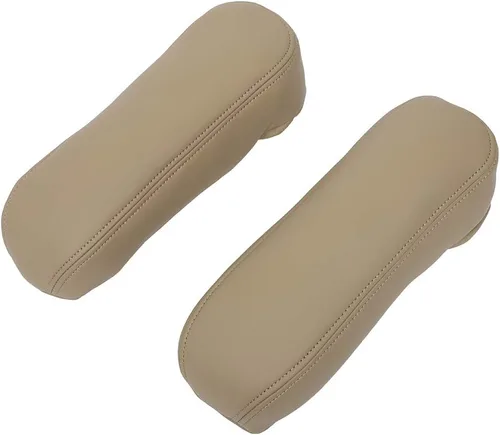 Miniatura 5 de ECCPP Funda de cuero para reposabrazos para Ford F250 F350 Excursion Lariat 99 00 01 02 03 04 05 06 07 (piel sintética de alta calidad, un par de 2)