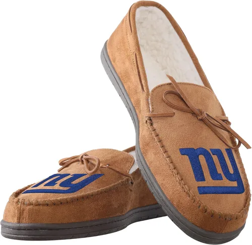 Miniatura 17 de FOCO Mens NFL Team Logo Moccasin Slippers Beige