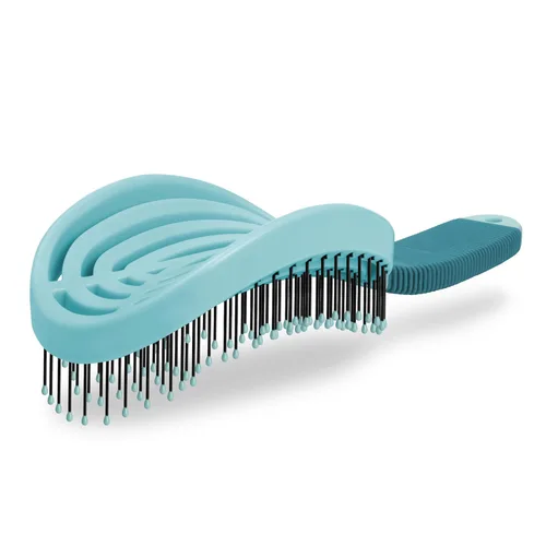 Miniatura 11 de NuWay® DoubleC® Pro - Cepillo profesional para desenredar el cabello, cepillo patentado de doble curva para el cuidado del cuero cabelludo