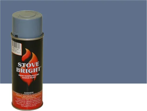 Miniatura 14 de Pintura en aerosol Stove Bright de alta temperatura, metálica, hasta 1200 grados, 12 onzas (paquete de 1), 6304 - negro liso sin brillo 6304 - Negro