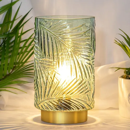 Miniatura 12 de Lámpara de mesa con pilas, lámparas inalámbricas para decoración del hogar, luz nocturna a pilas con bombilla LED con temporizador, luces