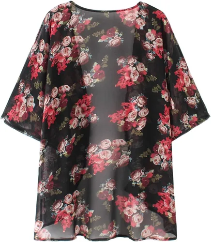 Miniatura 5 de BB&KK Women's Kimono Cover Ups Tops Lightweight Summer Cardigans