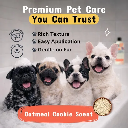 Miniatura 4 de Pets Are Kids Too Champú de avena para perros y acondicionador para perros, bicarbonato de sodio, hipoalergénico, antipicazón, hidratante