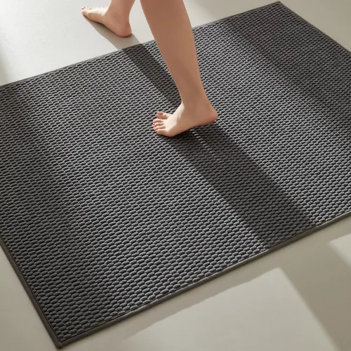 Miniatura 14 de TYUU Alfombras de Baño Antideslizantes Lavables, Tapete de Baño Súper Absorbente Delgado de Pila Baja para Secar Rápido, Alfombra de Baño Pequeña