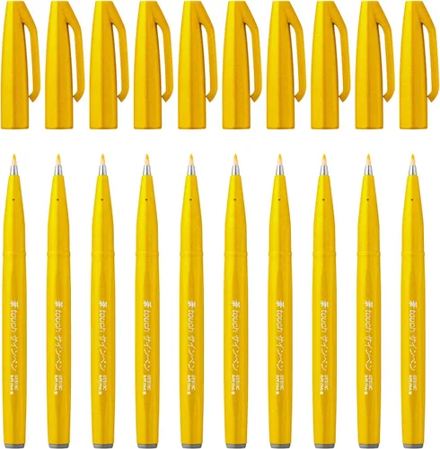 Miniatura 11 de Pentel Rotulador con punta de 0.079 in, tinta negra, 1 paquete de 10 bolígrafos
