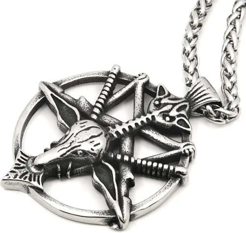 Miniatura 2 de Gungneer Viking Mjolnir Thor Hammer Collar Colgante Con Lobo Bizantino Rey Cadena Oro Mezclado Acero Inoxidable Nórdico Viking Joyería Hombres