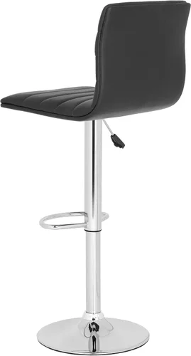 Miniatura 4 de Safavieh Home Collection Arissa - Taburete de bar giratorio ajustable de 23.8 a 29.9 pulgadas, color negro