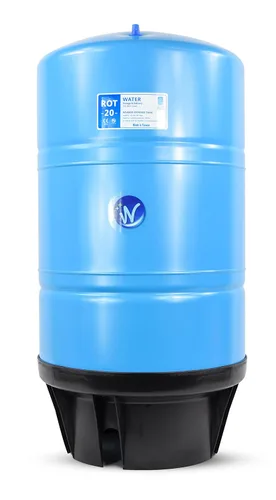 Miniatura 18 de Tanque de almacenamiento de agua a presión - Tanque de agua de ósmosis inversa con conexiones de acero inoxidable y válvula de bola - Sistema