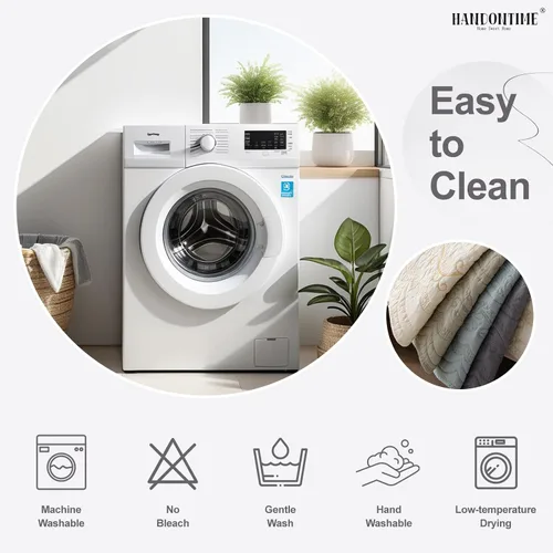 Miniatura 6 de HANDONTIME Funda de sofá de algodón suave apta para mascotas, elegante funda de sofá para mascotas con bordado, protector de sofá para perros